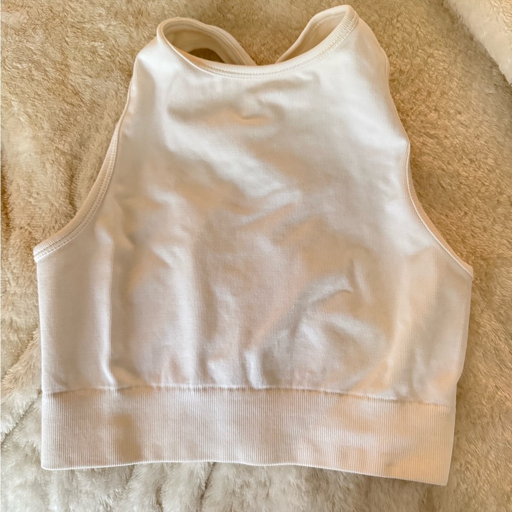 SHEIN White Sleeveless Crop Top size S